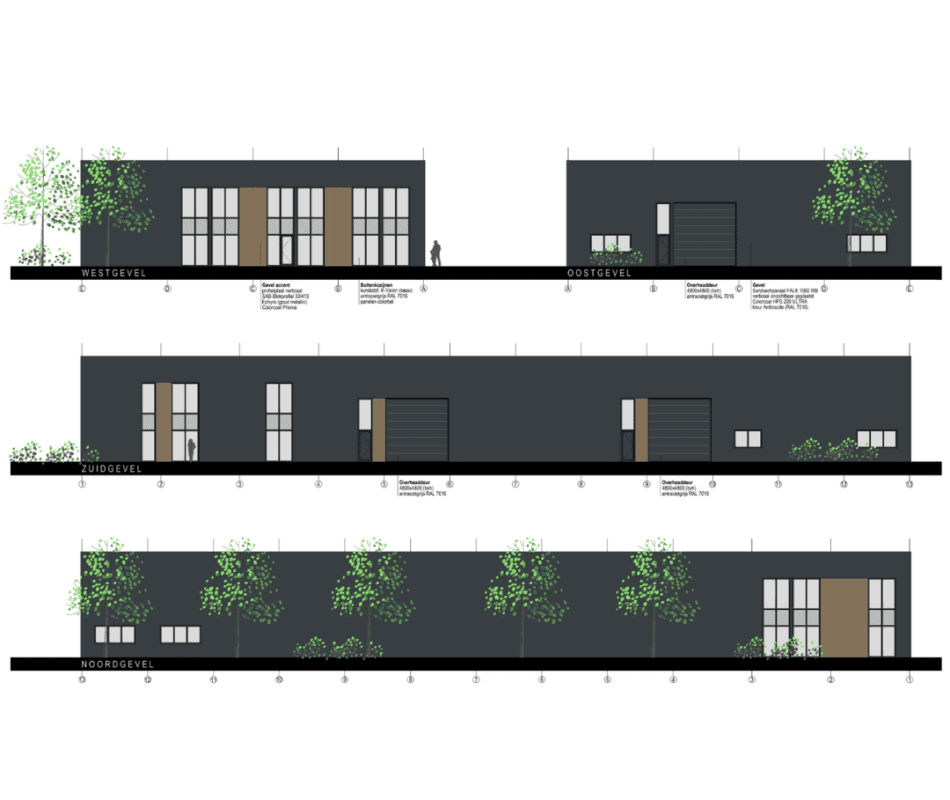 Ontwerp nieuwbouw Damstra Duurzaam